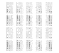 PAMINGONO Calcomanías de Lunares para Mujeres 50 Piezas Pegatinas Temporales Negras Maquillaje Facial Piel Sensible Fiesta Decorativas