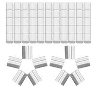 PAMINGONO Casquillos de 200 Piezas para Cable de Acero Diseño de Doble Casquillo, Fácil de Usar Color Plata para Correas de y Cuerdas de Ropa