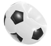 PAMINGONO Cenicero de Cerámica Accesorio Funcional y Moderno con Diseño de Balón de Fútbol, Elemento el Hogar para Sala o Escritorio