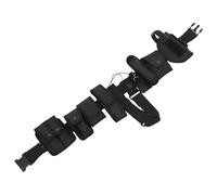 PAMINGONO Cinturón Negro de Entrenamiento para Servicio Múltiples Bolsillos y Tela Oxford Resistente para Carga Pesada y Comodidad