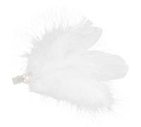 PAMINGONO Clip de Pelo Estético con Alas de Ángel y Pluma de Cisne Accesorio Único para Ballet Fiesta y Tocado para Boda de Dama Elegante