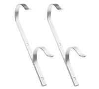 PAMINGONO Colgadores Resistentes y Multifuncionales de Aleación de Aluminio para Postes de Piscina Ganchos para Redes Skimmer y Cepillos, Ideales para Mantenimiento de Piscinas