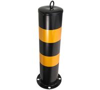 PAMINGONO Columna y Barrera de Inoxidable de Acero Advertencia de Seguridad Reforzada, Fácil de Retirar Protección Anticolisión para Estacionamientos y Garajes