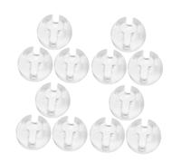 PAMINGONO Conector Transparente para Cadena de Cuentas, Tope Ajustable para Persianas Enrollables y Cortinas Romanas, 20 Unidades, Accesorio Plástico para Fijar y Mantener Estabilidad