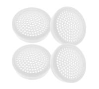 PAMINGONO Cubierta Protectora de Rejilla Redonda para Altavoz de Coche 2 Pulgadas, Color Grande, Pack de 4 Piezas, Protector Decorativo Resistente para Subwoofer y Sistema de