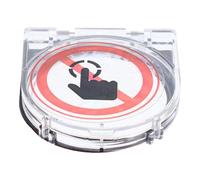 PAMINGONO Cubierta Protectora Transparente para Botón Pulsador Protector de Interruptor Resistente Adhesivo Tamaño para Ordenadores Lavadoras y Lavavajillas Evita Pulsaciones