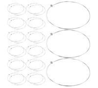 PAMINGONO Cuerdas de Acero para Guitarra Acústica E-1St Juego de 40 Piezas Cuerdas de Repuesto Resistentes para Práctica Diaria y Actuaciones en Directo Compatibles Guitarra Folk y Heavy