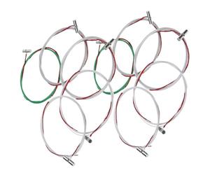 PAMINGONO Cuerdas para Guzheng B Tipo 10 Piezas 6-10 Cuerdas de Metal Resistentes y Elásticas Accesorios para Guzheng Chino Acústico Reemplazo Profesional para Instrumentos Musicales