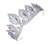 PAMINGONO Diadema De De Novia Gemas De Imitación Accesorios De Boda Para Novias Para Ceremonia De Boda y De Graduación