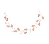 PAMINGONO Diadema de Novia para Boda Hojas de Aleación Ligera y Diseño Delicado, Accesorio Pelo Cómodo y Elegante Novia
