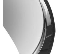 PAMINGONO Espejo Convexo de Seguridad 40 CM para Garaje y Exteriores Espejo Gran Angular Antirrobo Ligero para Estacionamiento y Tráfico Visión Amplia para Puntos Ciegos