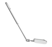 PAMINGONO Espejo de Inspección Telescópico Mecánico Clip Espejo Extensible Ovalado para Reparación Automotriz Herramienta Portátil para Detección y Revisión Técnica