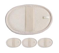 PAMINGONO Esponja de Lufa Exfoliante Natural 4 Piezas 10X145 CM para Ducha y Spa Estropajo Corporal Vegetal para Limpieza Profunda y Uso Doméstico Adecuado para Piel Sensible y Viajes