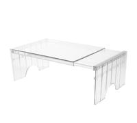 PAMINGONO Estantería ajustable para frigorífico de plástico de grado alimenticio, ampliable y apilable, organizador para congelador, armario de almacenamiento y armarios de cocina