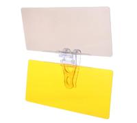 PAMINGONO Extensor de Visera Solar Antideslumbrante para Coche, Parasol Interior Día y Noche Protección UV, Alta Transparencia y Reducción de Deslumbramiento para Conducción Segura y