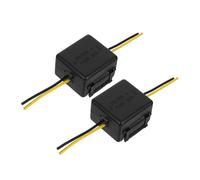 PAMINGONO Filtro de Potencia para Coche 12v, 2 Piezas, Filtro de Ruido para Amplificador de Audio, Fácil Instalación y Mejora Rendimiento del Sistema Estéreo