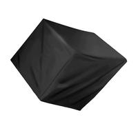 PAMINGONO Funda Negro de Jardín para Mecedora Giratoria en Poliéster Diseño Transpirable y Ajuste para Muebles de Exterior en Césped y Patio