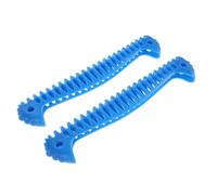 PAMINGONO Fundas Elásticas para Cuchillas de Patines de Hielo Protectores Ajustables Azules Tamaño 285X5 CM Juego de 2 Piezas para Patinaje Artístico y Hockey sobre Hielo