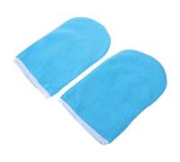 PAMINGONO Guantes De Parafina Para Manos De Calentadores De Cera Calentador Spa Para Manos Azul Bordes Para Hidratación y Cuidado