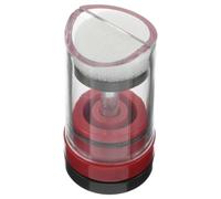 PAMINGONO Herramienta de Marcado para Abeja Reina con Botella Plástica Roja Jaula con Varilla Metálica Espiral para Apicultura Segura Color Aleatorio