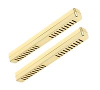 PAMINGONO Humidificador Rectangular para Cigarros 2 Unidades Color Dorado Dispositivo de Control de Humedad para Humidor de Barra Almacenamiento Profesional y Compacto para Conservación