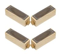 PAMINGONO Jaulas de Madera para Apicultura 4 Unidades Jaulas Protectoras para Cría de Reinas Colmenas Portátiles y Respirables para Transporte Seguro en Apicultura Profesional