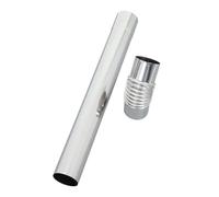 PAMINGONO Juego de 2 Tubos de Chimenea de Acero Inoxidable 60 Mm Codo de 45° para Estufa de Camping y Ventilación Exterior, Accesorios para Cocinas y Sistemas de Calefacción