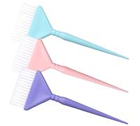PAMINGONO Juego De 3 Piezas De Cepillo De Aceite De Peluquería Cepillo De Pelo Estilista Debe Tener Cepillo De Pintura Peine Aplicador De Cepillo De Color De Pelo Cepillos De Tinte Kit De
