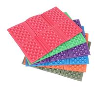 PAMINGONO Juego de 6 Esterillas Plegables para Picnic y Camping Manta y Antimoho de Espuma Xpe Tamaño 39X28 CM Colores Surtidos Cojín Portátil para Exteriores y Playa