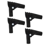 PAMINGONO Juntas de Acoplamiento para Carpas de 12 MM 4 Piezas de Conectores de Plástico para Postes Plegables Accesorios de Reparación para Tiendas de Campaña Soporte Resistente para