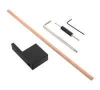 PAMINGONO Kit de Herramientas para Guitarra 5 Piezas Negro Kit de Reparación y Mantenimiento para Guitarra Acústica Afinador Electrónico y Clavijas para Afinar Cuerdas Portátil para Uso