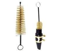 PAMINGONO Kit de Limpieza para Saxofón Alto con 2 Cepillos Flexibles para Boquilla y Caña Accesorio Esencial para Cuidado y Mantenimiento Profesional del Saxofón