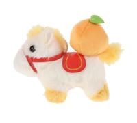 PAMINGONO Llavero de Caballo de Peluche 2026 Amuleto del Zodiaco Chino Decorativo para Teléfono y Mochila, Adorno Colgante de Mascota de Buena Suerte, Accesorio Portátil para Decoración