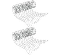 PAMINGONO Malla de Gallinero para Arreglos 4724 X 1181 Pulgadas Red de Alambre de Hierro Verde Recubierto 06 MM de Grosor 19 MM de Apertura Rollo de 24 M para Manualidades y