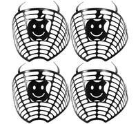 PAMINGONO Malla Protectora para Bicicleta Infantil 4 Piezas Negra, Accesorio Creativo y Duradero para Bicicletas de Montaña y Paseo, Herramienta de Protección Segura para Pequeños