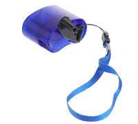 PAMINGONO Mini Cargador de Mano USB Azul para Emergencia con Manivela 5 Conectores Mixtos y Cable Adaptador USB Portátil y Ligero para Carga de Teléfonos Estilo Aleatorio
