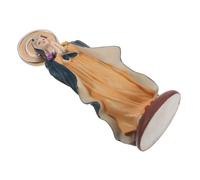 PAMINGONO Miniatura Estatua Santa María Resina Decoración Católica Pequeña Figura Nuestra Señora Inspiradora para Hogar Iglesia Navidad