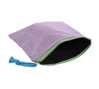 PAMINGONO Neceser Pequeño a Cuadros Bolsa De Viaje Bolsa Organizadora De Maquillaje Bolso De Cosméticos Bolsas De Maquillaje De Viaje Bolsa De Maquillaje De Viaje Púrpura Sabana De Algodon
