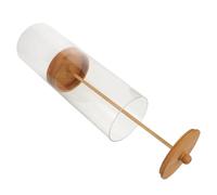 PAMINGONO Organizador con Tapa de Madera y Acrílico de Reutilizables Dispensador Transparente para Almacenamiento Fácil y Estético en Encimeras y Buffets