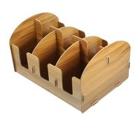 PAMINGONO Organizador de Tazas de Café Soporte Redondo Resistente y Elegante Diseño Multi-rejilla de Madera Adecuado para Almacenar Vasos Desechables para Encimeras