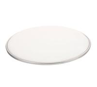 PAMINGONO Parche de Percusión white para Batería Doble Capa de Malla, Anillo de Aluminio Duradero, Reduce el Sonido y Mejora, Adecuado para Principiantes y Reparación