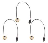 PAMINGONO Pastilla de Micrófono Piezoeléctrico Autoadhesiva 30 Cm para Guitarra Acústica, Ukelele y Banjo, Kit 3 Piezas Filtrado de Ruido para Captación de Sonido Profesional