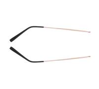 PAMINGONO Patillas de Repuesto para Gafas de Acero Inoxidable 1 Par Diseño Diente Color Rosa Dorado Compatibles con Monturas Generales Accesorios Metálicos para Reparación y Uso Diario