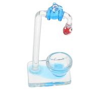 PAMINGONO Pecera Decorativa Flotante con Diseño de Grifo, Acuario Miniatura de Vidrio Transparente para Escritorio, Adorno Compacto para Oficina y Hogar, Centro de Mesa para Decoración
