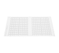 PAMINGONO Pegatinas de Regla Adhesivas Autoadhesivas Cinta Métrica Transparente Números Negros 5-0-5 CM 20 Unidades Resistente al Agua para Costura Medición Precisa en Mesa de Trabajo