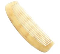 PAMINGONO Peine De Cuerno Natural Antiestático 1 Unidad Tamaño 12 Cm Para Mujer Cabello Fino Portátil Prevención Caída y Alisado Cabello Manos