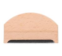 PAMINGONO Peine Quitapelusas Portátil de Madera Color Negro para Suéteres de Cachemira y Lana, Removedor Manual de Bolitas para Prendas Delicadas y Abrigos, Herramienta Compacta para