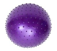 PAMINGONO Pelota de Ejercicio Grande 55 CM Morada Textura Masaje para Yoga y Pilates Balón de Entrenamiento Seguro para Embarazadas Pelota de Parto y Estabilidad Interior