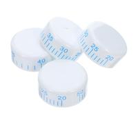 PAMINGONO Perilla de Control Térmico para Refrigerador Regulador de Temperatura Blanco 4 Unidades Repuesto Compatible para Congelador Dial de Termostato Ajuste Preciso y Rotación Suave