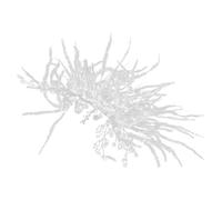 PAMINGONO Pinza Cabello Pequeña de Aleación Plateada con Plumas y Pedrería de Cristal, Clip Brillante para Novia y Damas de Honor, Accesorio Elegante para Bodas, Fiestas y Ocasiones